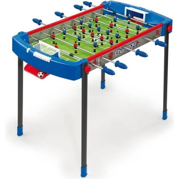 Baby foot Smoby Challenger - Pieds antidérapants - Compteurs points - 2 balles incluses-0