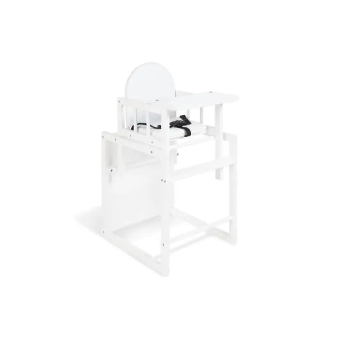 Chaise haute - PINOLINO - Lene - Réglable - Blanc - Pour enfant jusqu'à 3 ans-0