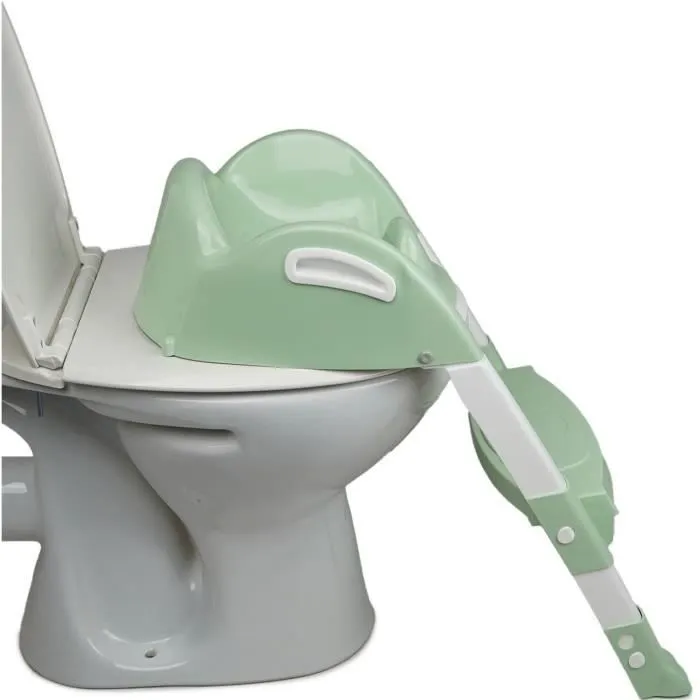 Réducteur WC - THERMOBABY - KIDDYLOO - Vert Céladon - Ajustable-2