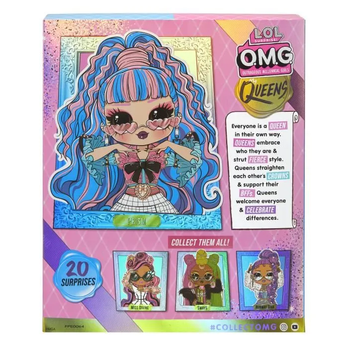 L.O.L. Surprise - OMG Queens - Prism - Poupée Mannequin 25cm et Accessoires-8