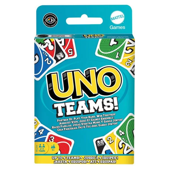Jeu classique Mattel Uno Teams-0