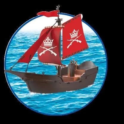 PLAYMOBIL - Pirates - Chaloupe des Soldats 6681 avec 2 soldats et de nombreux accessoires-3