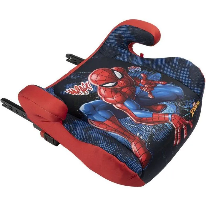 Tataway Siège auto rehausseur Marvel Spiderman avec fixations ISOFIX i-Size ECE R129. Sécurité enfant 125-150cm. Siège d'appoint sup-0
