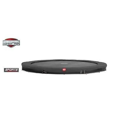 Trampoline - BERG - Favorit Grey 430 - Inground - 420-430 cm - Pour enfants à partir de 6 ans-1