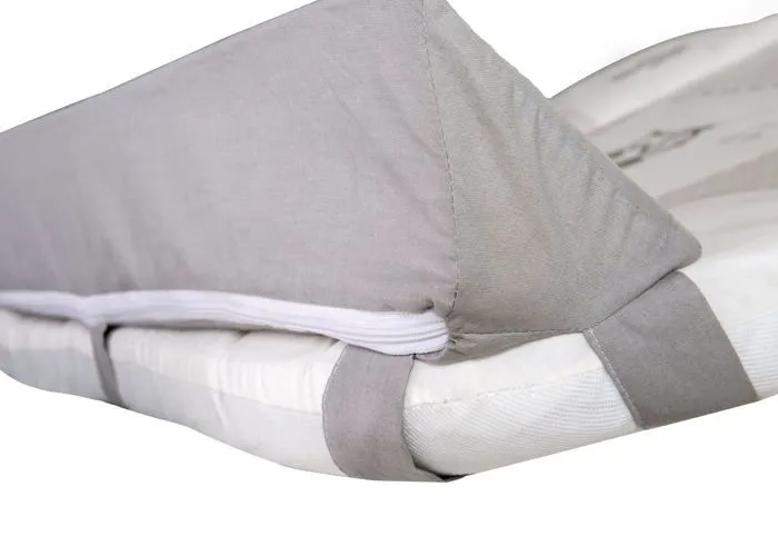 ROBA Coussin Cale Tête Bébé Pour Matelas à Langer - 84x10 cm - Gris-3