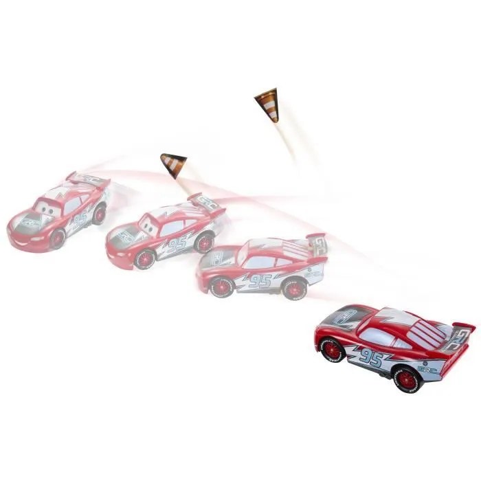 Disney · Pixar Cars-Flash McQueen Course et dérapages-Coffret HXJ34-5