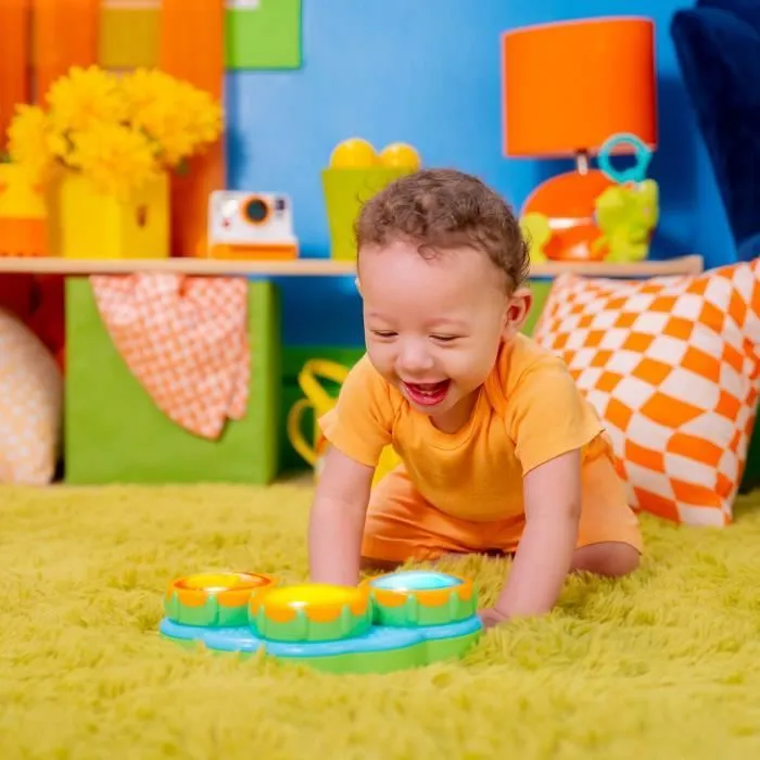 Jouet tambour musical avec lumières - BRIGHT STARTS - Safari Beats - 3 mois et plus-5