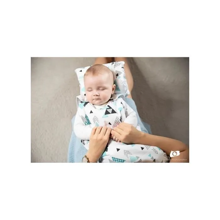 Bellochi Brassard Allaitement - Mini Coussin 100% Coton - - Pret a Partir - Petit Coussin d'allaitement - 24x18 cm - Aurora-2