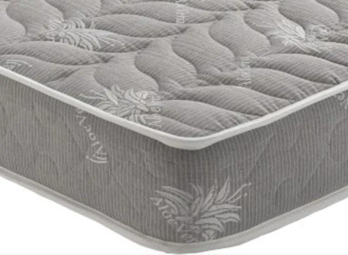 Lot de 2 Matelas 70x190 x 19,5 cm 2 Alses 2 Oreillers Visco - une Face Soutien Souple et une Face Soutien Fe-1