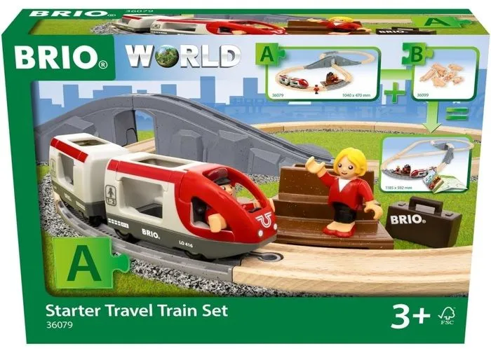 BRIO Circuit en 8 voyageurs - Pack A-7312350360790-A partir de 3 ans-2