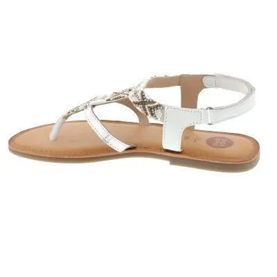 Sandales pour fille - Gioseppo - Taille 35 - Couleur Blanc - Hauteur de tige Basse - Talon Plat-1