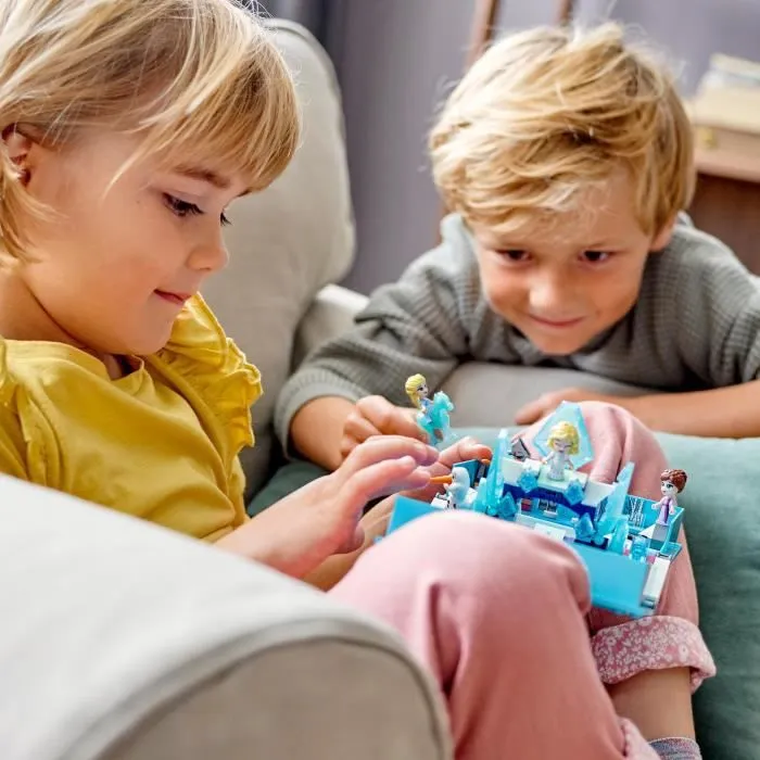 LEGO® Disney Princess™ 43189 La Reine des neiges 2 Les aventures d’Elsa et Nokk dans un livre de contes, Jouet créatif pour enfants-3