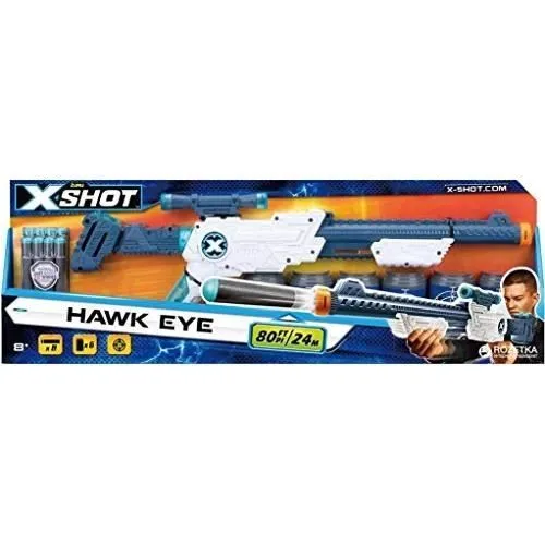 X-SHOT - HAWK EYE - BLASET ET 5 CIBLES 36189-0