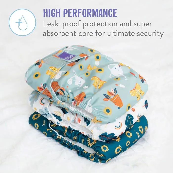 Couche lavable - couche d'apprentissage lavable Bambino mio - NKSOX FAV - , Miosolo Pack De Couches Lavables, Favoris-1