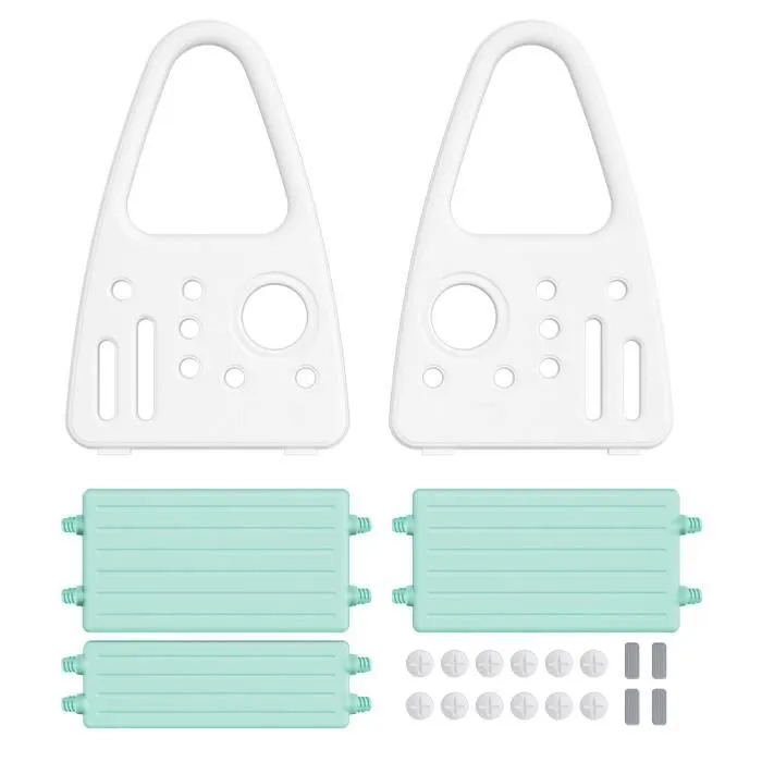 Marchepieds d'Enfant Escabeau avec Accoudoirs de Sécurité XMTECH - Vert - Pour Salle de Bains-Toilette-3