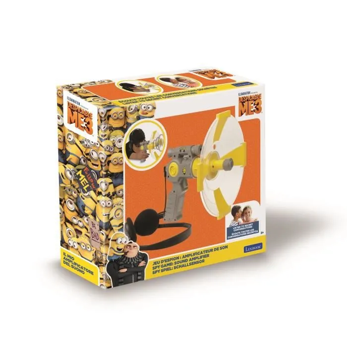 Amplificateur de Sons LES MINIONS - LEXIBOOK - Pour Enfant - Extérieur - Gris/Jaune-2