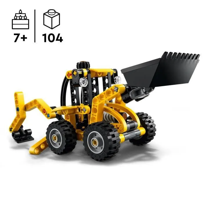LEGO Technic 42197 Le tractopelle - Jeu de construction et cadeau pour garçon dès 7 ans-1