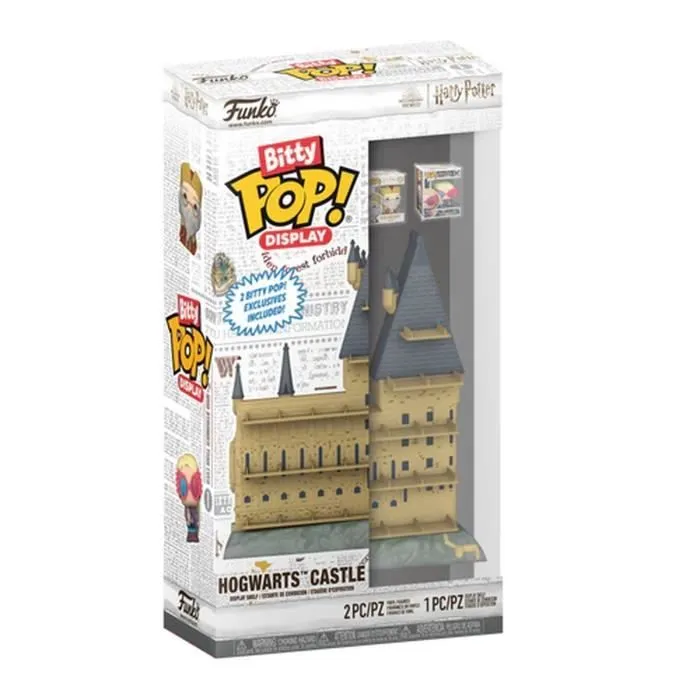 Display de figurines - Harry Potter - Château de Poudlard - 2 figurines exclusives - Pour enfants - Mixte-1