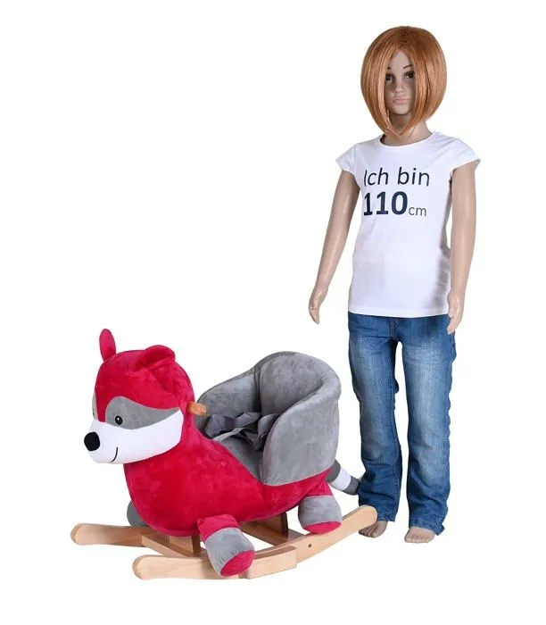 Jouet a bascule Knorrtoys - 40621 - .COM- Balancoire Raton Laveur, , Rouge fonce-2