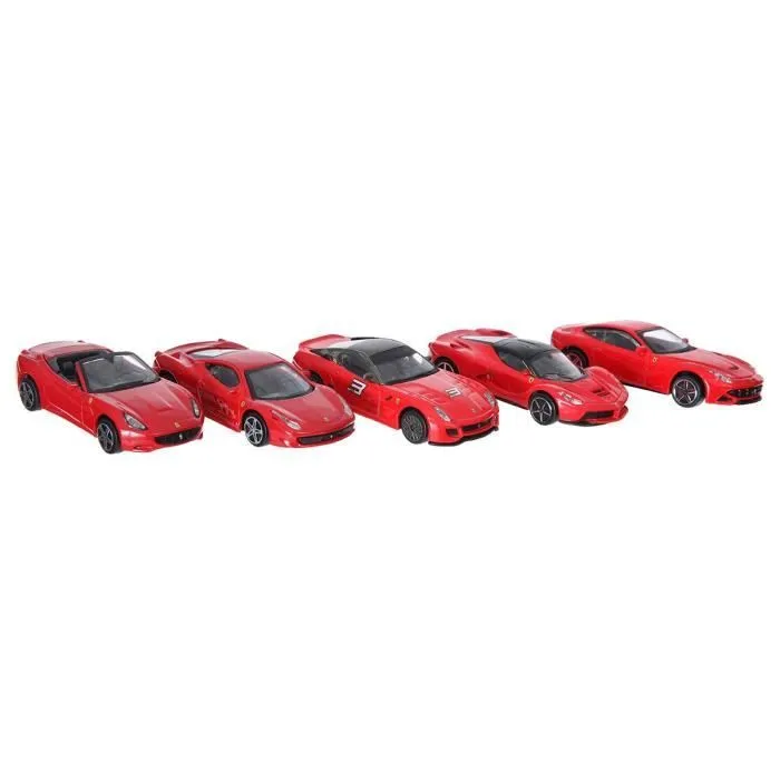 BURAGO Pack 5 voitures Ferrari 1/43ème-0
