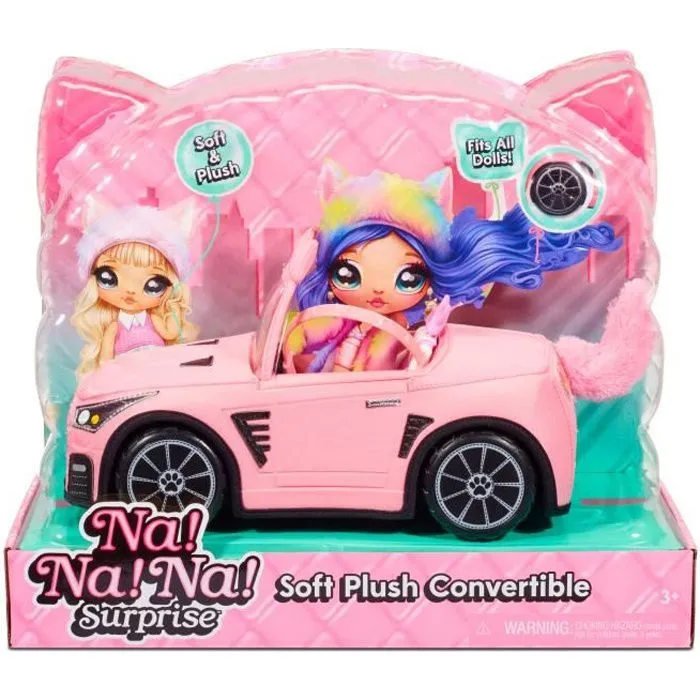 Na! Na! Na! Surprise - Voiture cabriolet en tissu Coffret de jeux 5 ans et +-0