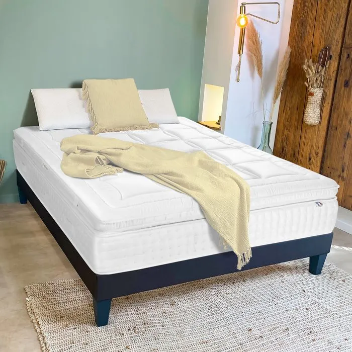 Matelas EMPEREUR 90x200 cm | Mousse avec mémoire de forme | Blanc-3