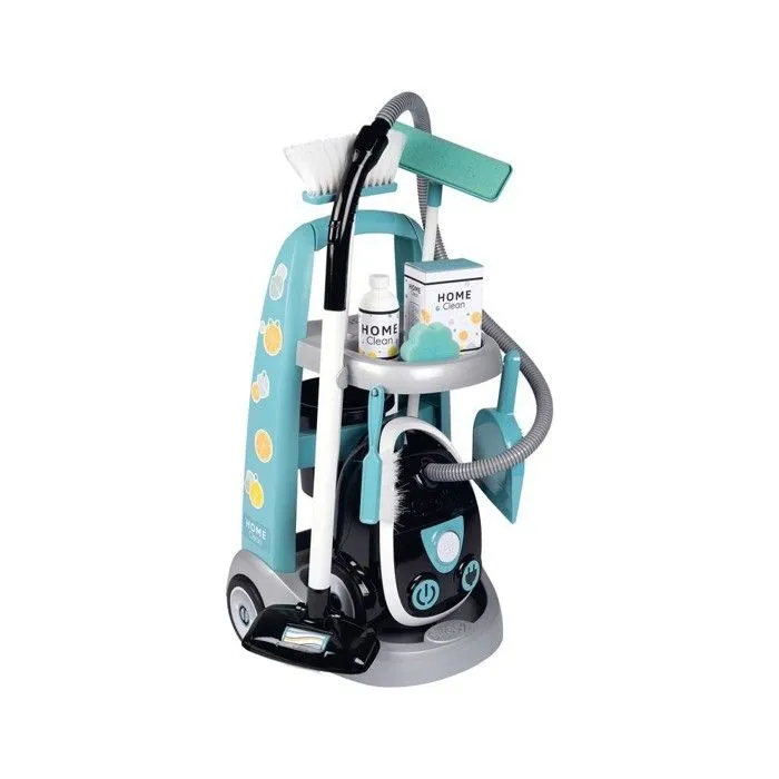 Smoby - Chariot De Ménage + Aspirateur Smoby-0