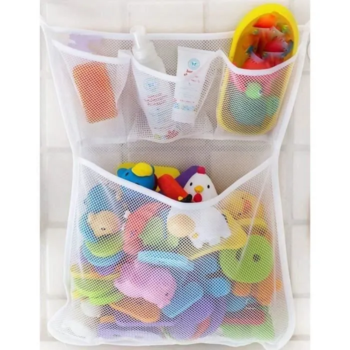 Rangement pour jouets - Non spécifié - 33 x 45 cm - Ventouse - Facile à nettoyer - Mixte-1