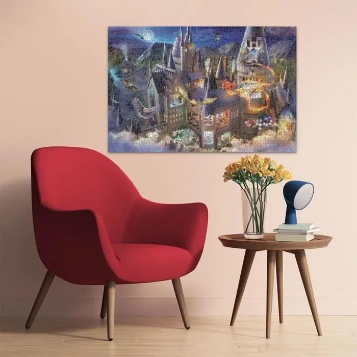 Puzzle 3000 pièces Vue sur le château de Poudlard / Harry Potter, dès 14 ans, 17561, Ravensburger-2