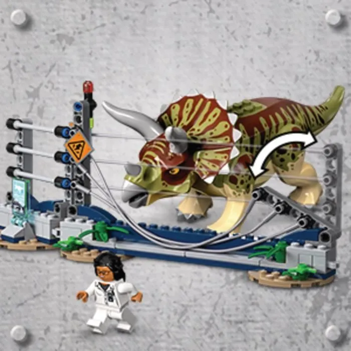 LEGO® Jurassic World™ 75937 La fureur du Tricératops - Jeu de construction-2