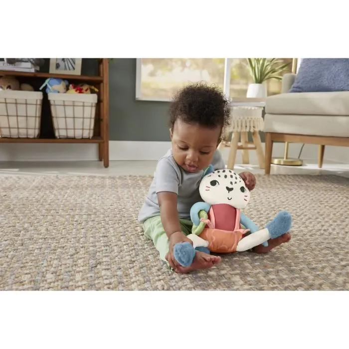 Fisher-Price-Uncia, mon Léopard des Neiges-Jouet d’éveil pour bébé HKD64-8