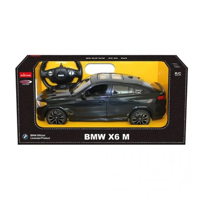 Voiture electrique Jamara - 402122 - BMW X6 M 1:14 2,4 GHz Pare-Brise Transparent, éclairage LED, Voiture RC-1