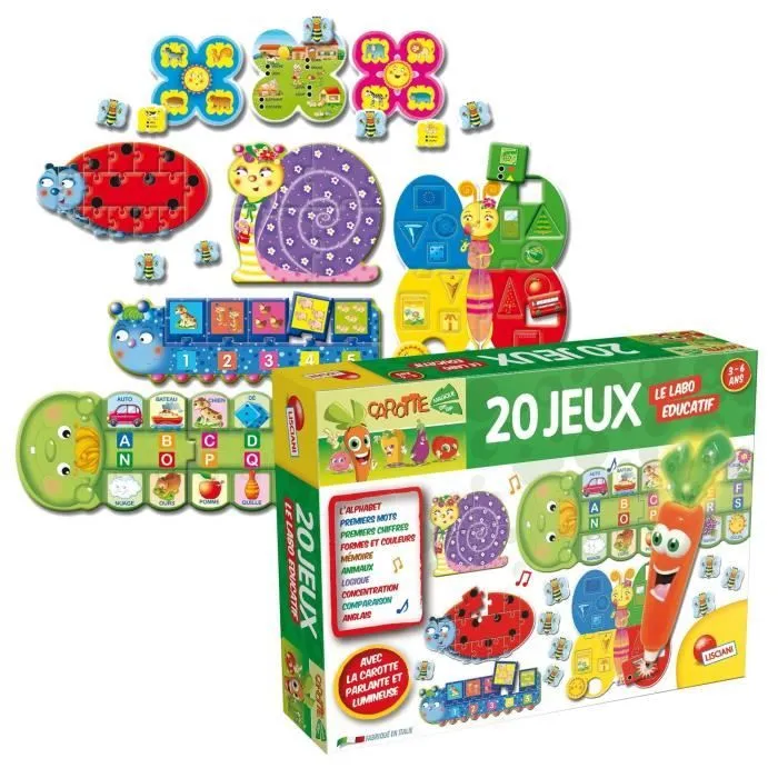 LISCIANI Carotina Labo Educatif 20 Jeux - Jeu Educatif-3