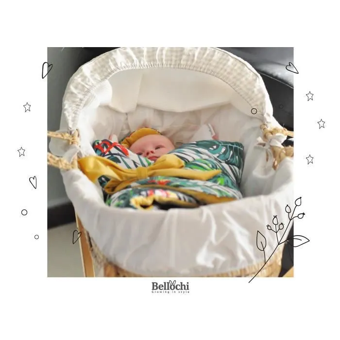 Bellochi Universelle Nid d'Ange Bebe - Réversible Couverture Enveloppante Bébé - en Coton et Velours- - Nunuki Star-1