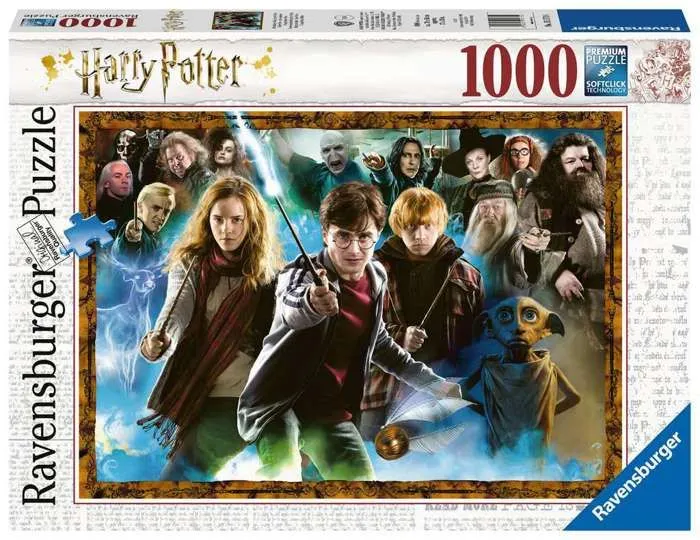 Puzzle Harry Potter 1000 pièces - Ravensburger - Humains, personnages et célébrités - Mixte - Dès 12 ans-1