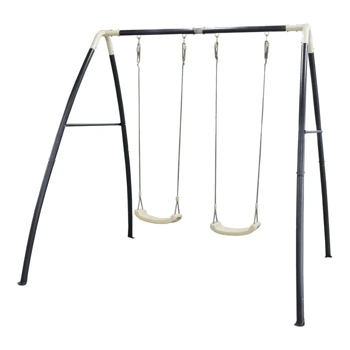 Portique en Métal - AXI - Double Swing - 2 Balançoires - Extérieur - 3 ans et plus-1