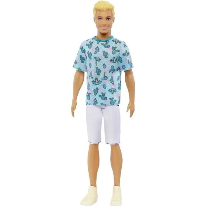 Barbie®-Ken® Fashionistas-Poupée blonde avec t-shirt cactus HJT10-0