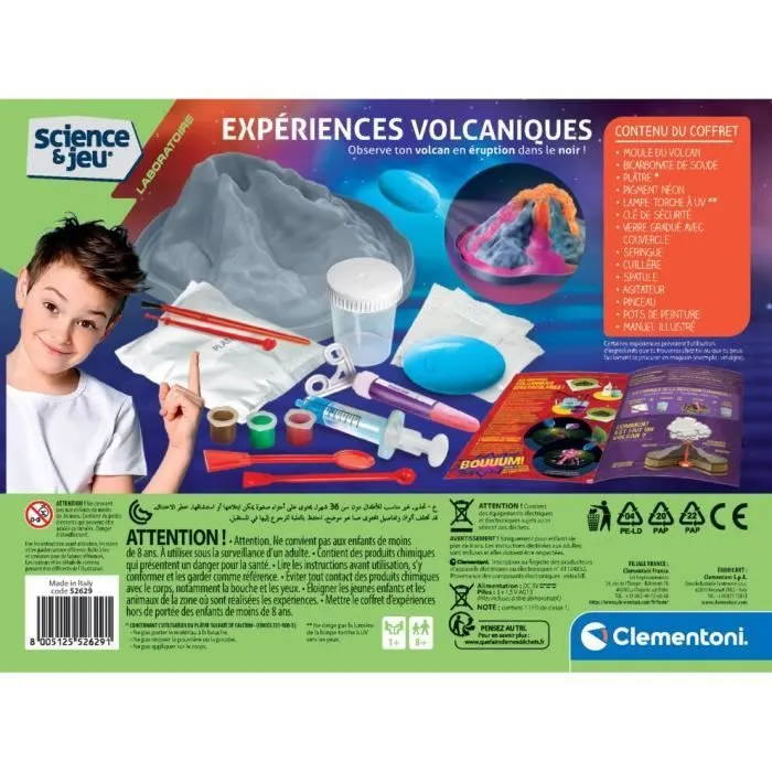 Clementoni - 52629 - Expériences volcaniques-3