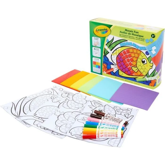 Crayola - Atelier de Mosaïque - Activités pour les enfants-3