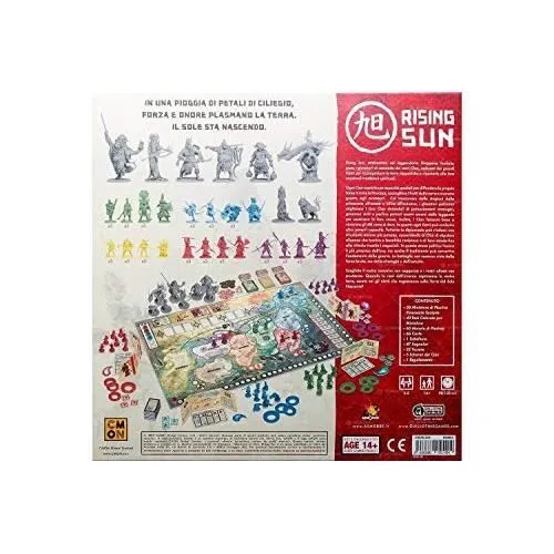 Asmodee - 10300 - Rising Sun - Jeu de société - Superbes Miniatures RSU001-1