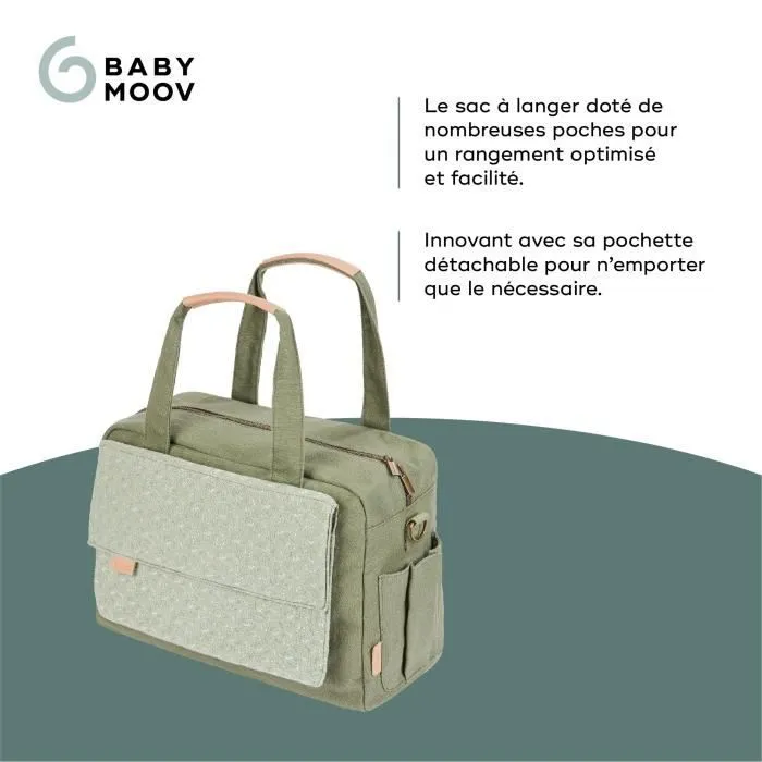 Babymoov Sac (à langer) Day to Day - Tendance et Fonctionnel, Capacité 23L, Nombreuses poches, 6 Accessoires inclus, Abstract-2