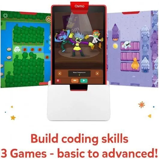 Kit éducatif - OSMO - Coding Starter Kit - 3 jeux interactifs - Pour enfants de 5 à 12 ans - Multicolore-3