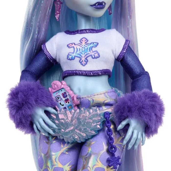 Monster High-Poupée Abbey Bominable-Poupée mode Yéti et accessoires HNF64-4