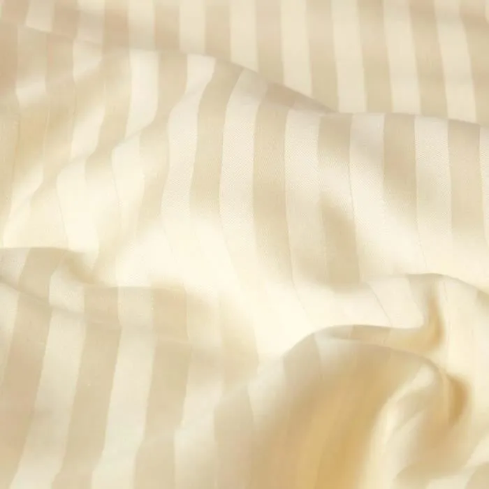 Taie d'oreiller spécial oreiller cervical en coton égyptien 330 fils Forme V Jaune pastel-3