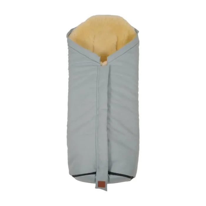 Chancelière en peau d'agneau X-LARGE, vert de glace-0