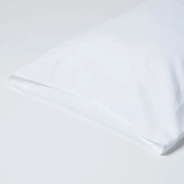 Taie d'oreiller - MARQUE - Lin lavé - 50 x 75 cm - Rectangulaire - Blanc-2
