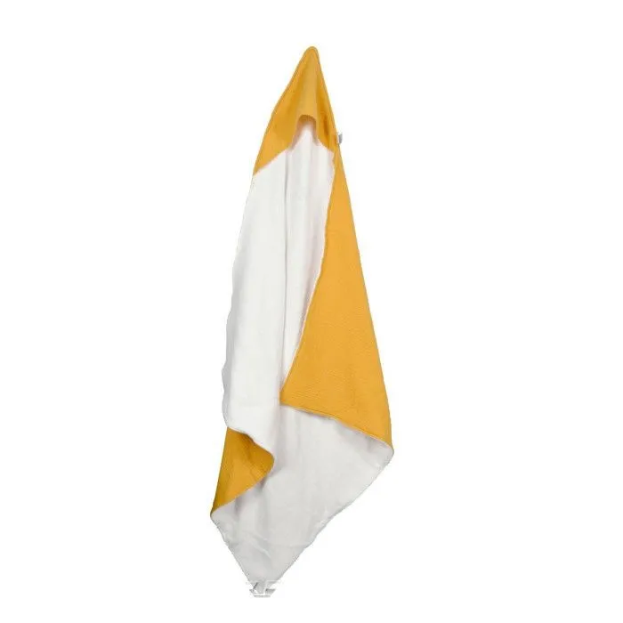 Cape de Bain Bébé "Absorbant" 75x75cm Moutarde-0