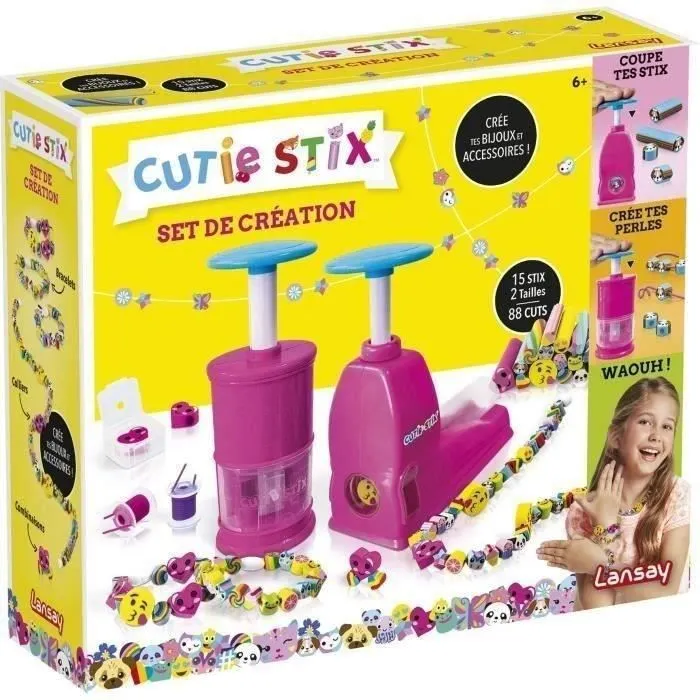 Set de Création Cutie Stix LANSAY - Activités Artistiques - Création de Bijoux - Dès 6 ans-3