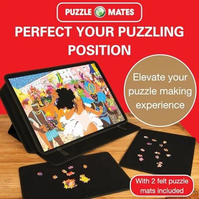 Tapis de Puzzle - JUMBO - 1110100353 - Noir - Pliable - Antidérapant - 500 à 1000 pièces-1