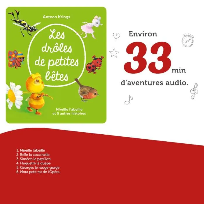 tonies - Figurine Tonie - Drôles de petite bêtes - Mireille l'abeille-3